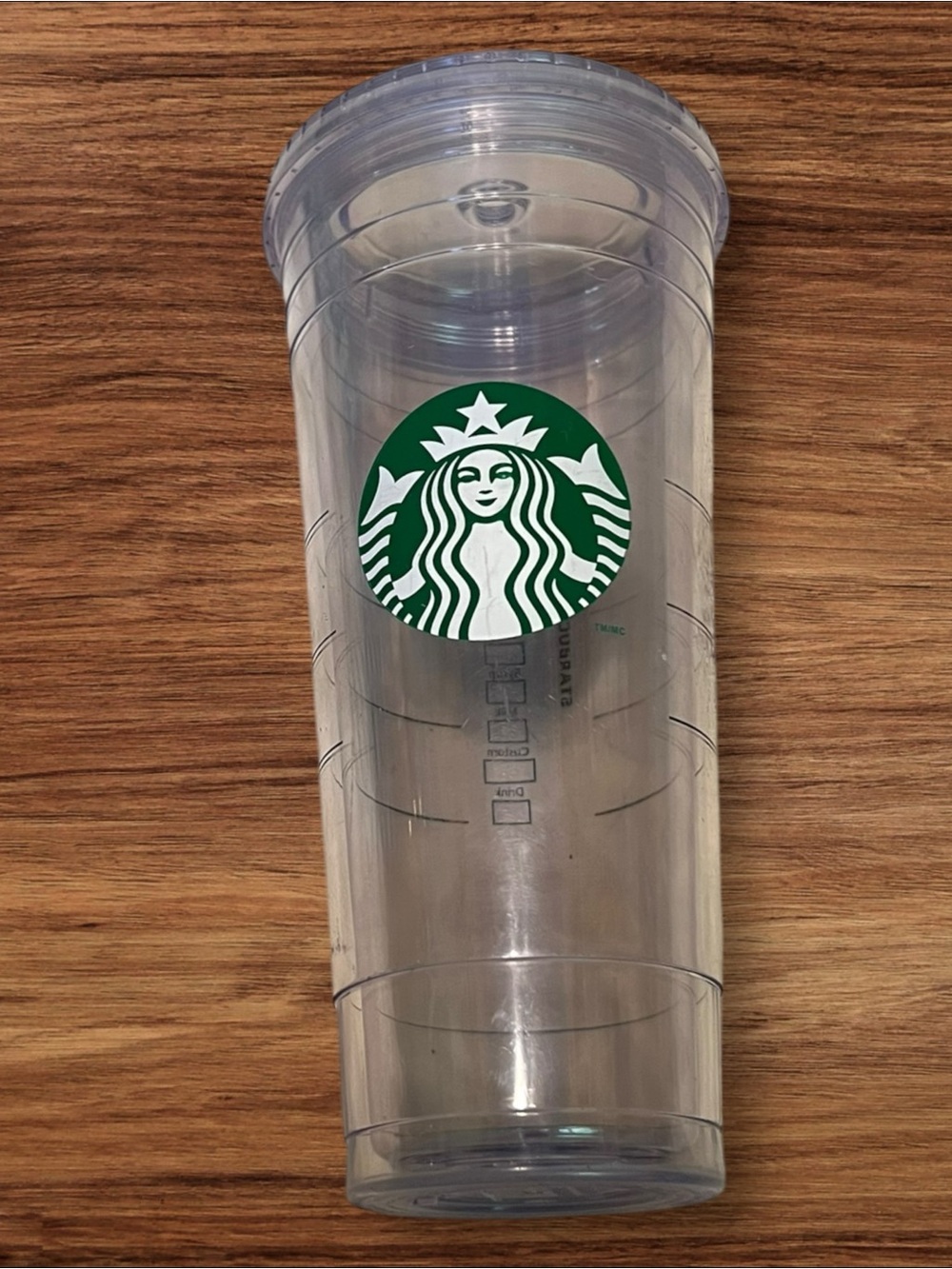 Starbucks Clear Logo Cold Cup Tumbler Replacement Lid No Straw